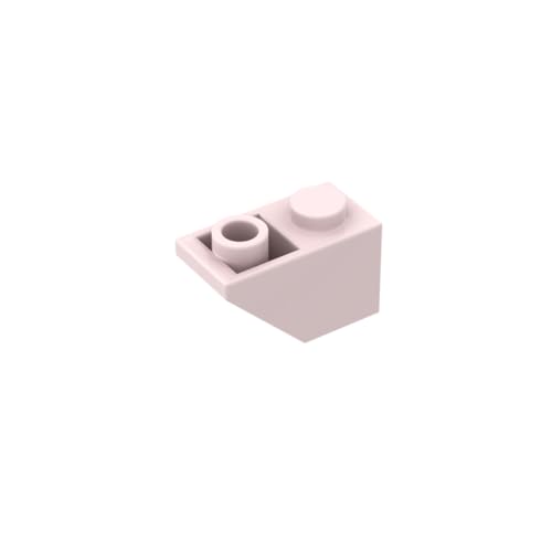 Gobricks 3665 Slope Brick 2x1 45° Reverse Sloped Brick 50 Stück GDS-597 Kompatibel mit Lego Bausteinen, Farbe: Hellrosa 017 von BrickBuddy