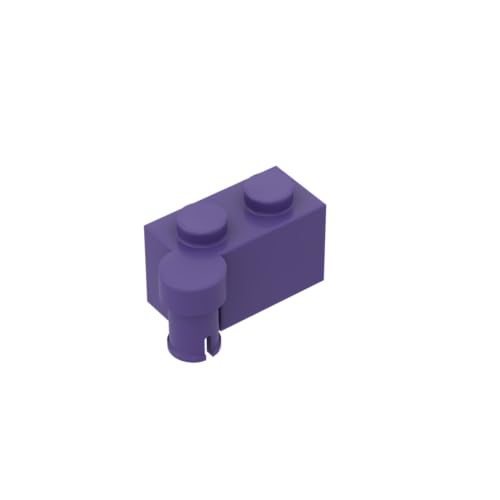 Gobricks 3830 Scharnier-Scharnierstein, 1 x 4 [oben], 50 Stück, GDS-810, kompatibel mit Lego Bausteinen, Farbe: Dunkelviolett 060 von BrickBuddy