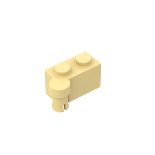Gobricks 3830 Scharnier-Scharnierstein, 1 x 4 [oben], 50 Stück, GDS-810, kompatibel mit Lego Bausteinen, Farbe: Hellgelb 029 von BrickBuddy