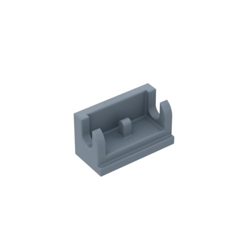 Gobricks 3937 Scharnier-Scharnierstein, 1 x 2 Basis, 10 Stück, GDS-829, kompatibel mit Lego-Bausteinen, Farbe: Sandblau 054 von BrickBuddy
