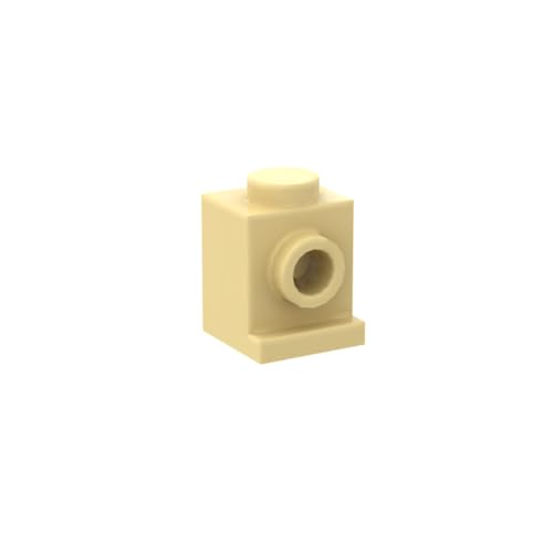 Gobricks 4070 Scharnier Brick Brick Special 1x1 mit Scheinwerfer und ohne Schlitz 50 Stück GDS-636 Kompatibel mit Lego Bausteinen, Farbe:Hellgelb 029 Gobricks 4070 Scharnier Brick Brick Special 1x1 mit Scheinwerfer und ohne Schlitz 50 Stück GDS-636 Kompatibel mit Lego Bausteinen, Farbe:Hellgelb 029 von BrickBuddy