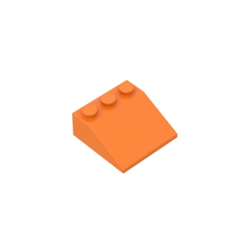 Gobricks 4161 Slope Brick 3x3 25° Schräge Ziegel 10 Stück GDS-776 Kompatibel mit Lego Bausteinen, Farbe:Orange 021 von BrickBuddy