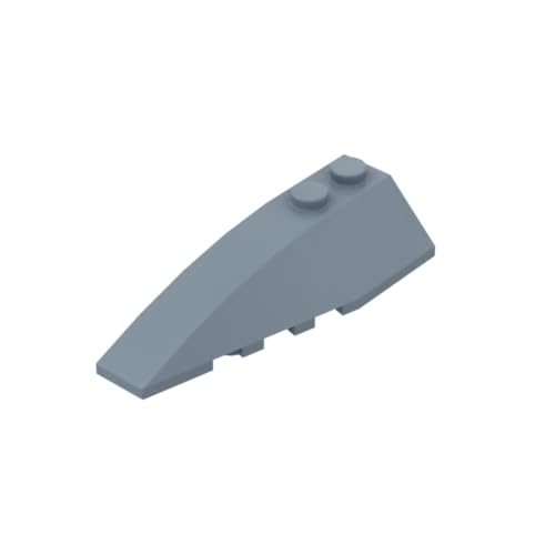 Gobricks 41748 Keil Ziegelkeil gebogen 6x2 links 50 Stück GDS-744 Kompatibel mit Lego Bausteinen, Farbe:Sandblau 054 Gobricks 41748 Keil Ziegelkeil gebogen 6x2 links 50 Stück GDS-744 Kompatibel mit Lego Bausteinen, Farbe:Sandblau 054 von BrickBuddy