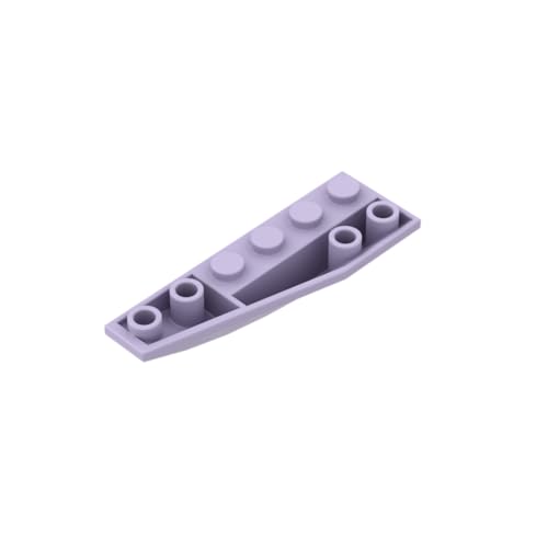 Gobricks 41765 Keilziegelkeil, gebogen, umgekehrt, 6 x 2 links, 10 Stück, GDS-766, kompatibel mit Lego Bausteinen, Farbe: Lavendel 063 Gobricks 41765 Keilziegelkeil, gebogen, umgekehrt, 6 x 2 links, 10 Stück, GDS-766, kompatibel mit Lego Bausteinen, Farbe: Lavendel 063 von BrickBuddy