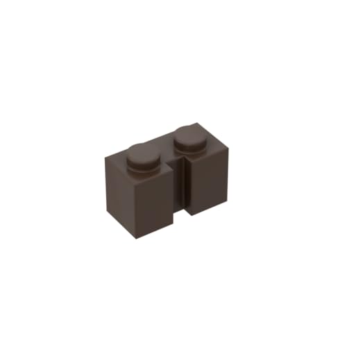 Gobricks 4216 Scharnier Brick Brick Special 1x2 mit Rille 50 Stück GDS-798 Kompatibel mit Lego Bausteinen, Farbe:Dunkelbraun 082 Gobricks 4216 Scharnier Brick Brick Special 1x2 mit Rille 50 Stück GDS-798 Kompatibel mit Lego Bausteinen, Farbe:Dunkelbraun 082 von BrickBuddy