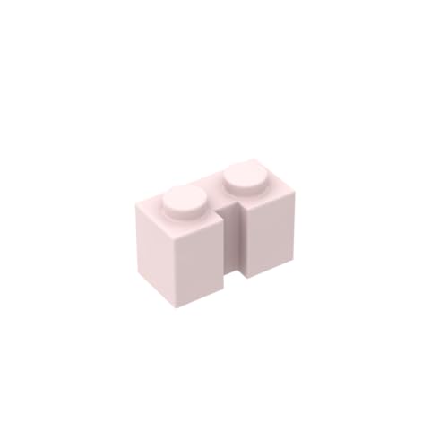 Gobricks 4216 Scharnier Brick Brick Special 1x2 mit Rille 50 Stück GDS-798 Kompatibel mit Lego Bausteinen, Farbe:Hellrosa 017 Gobricks 4216 Scharnier Brick Brick Special 1x2 mit Rille 50 Stück GDS-798 Kompatibel mit Lego Bausteinen, Farbe:Hellrosa 017 von BrickBuddy
