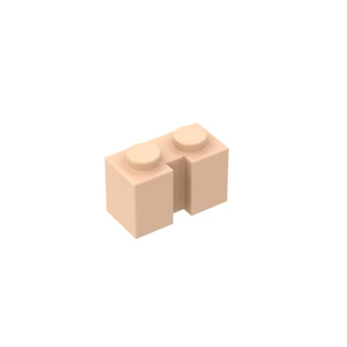 Gobricks 4216 Scharnier Brick Brick Special 1x2 mit Rille 50 Stück GDS-798 Kompatibel mit Lego Bausteinen, Farbe:Light Flesh 032 Gobricks 4216 Scharnier Brick Brick Special 1x2 mit Rille 50 Stück GDS-798 Kompatibel mit Lego Bausteinen, Farbe:Light Flesh 032 von BrickBuddy
