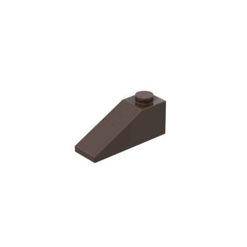 Gobricks 4286 Schrägziegel, 3 x 1, geneigter Ziegelstein, 50 Stück, GDS-586, kompatibel mit Lego-Bausteinen, Farbe: Dunkelbraun 082 Gobricks 4286 Schrägziegel, 3 x 1, geneigter Ziegelstein, 50 Stück, GDS-586, kompatibel mit Lego-Bausteinen, Farbe: Dunkelbraun 082 von BrickBuddy