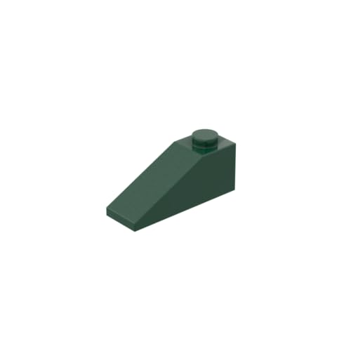 Gobricks 4286 Schrägziegel, 3 x 1, geneigter Ziegelstein, 50 Stück, GDS-586, kompatibel mit Lego-Bausteinen, Farbe: Dunkelgrün 047 Gobricks 4286 Schrägziegel, 3 x 1, geneigter Ziegelstein, 50 Stück, GDS-586, kompatibel mit Lego-Bausteinen, Farbe: Dunkelgrün 047 von BrickBuddy
