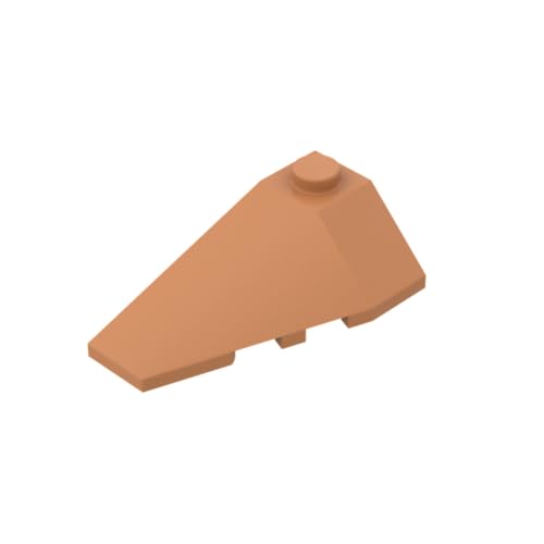 Gobricks 43710 Keilziegelkeil schräg 4 x 2 dreifach links, 10 Stück, GDS-755, kompatibel mit Lego-Bausteinen, Farbe: mittelgroßes dunkles Fleisch 084 Gobricks 43710 Keilziegelkeil schräg 4 x 2 dreifach links, 10 Stück, GDS-755, kompatibel mit Lego-Bausteinen, Farbe: mittelgroßes dunkles Fleisch 084 von BrickBuddy