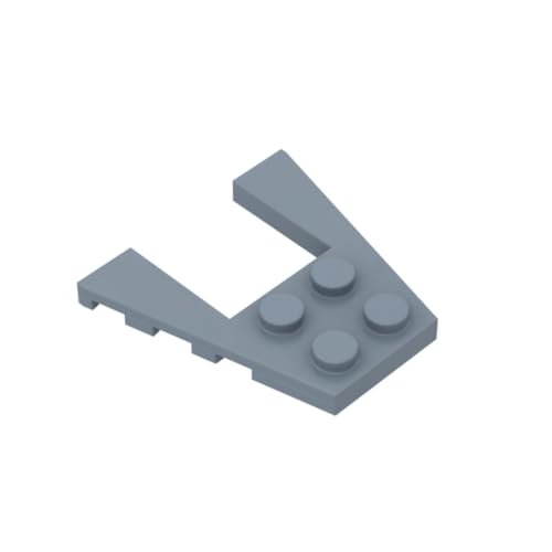 Gobricks 43719 Kreisplatte Keilplatte 4x4 mit 2x2 Ausschnitt 10 Stück GDS-726 Kompatibel mit Lego Bausteinen, Farbe:Sandblau 054 Gobricks 43719 Kreisplatte Keilplatte 4x4 mit 2x2 Ausschnitt 10 Stück GDS-726 Kompatibel mit Lego Bausteinen, Farbe:Sandblau 054 von BrickBuddy
