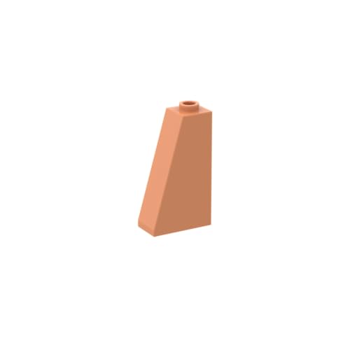 Gobricks 4460 Schrägstein 2x1x3 75° geneigter Ziegelstein 50 Stück GDS-619 kompatibel mit Lego Bausteinen, Farbe: Fleischfarbe 038 Gobricks 4460 Schrägstein 2x1x3 75° geneigter Ziegelstein 50 Stück GDS-619 kompatibel mit Lego Bausteinen, Farbe: Fleischfarbe 038 von BrickBuddy