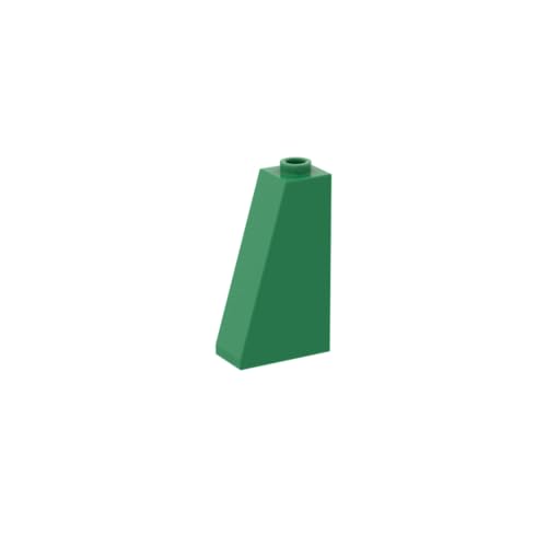 Gobricks 4460 Slope Brick 2x1x3 75° Schräge Ziegel 50 Stück GDS-619 Kompatibel mit Lego Bausteinen, Farbe:Grün 040 von BrickBuddy