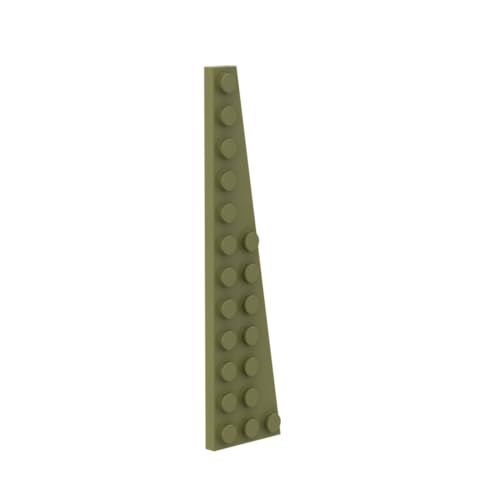Gobricks 47398 Kreisplatte Keilplatte 12 x 3 rechts 10 Stück GDS-707 Kompatibel mit Lego Bausteinen, Farbe:Olivgrün 049 Gobricks 47398 Kreisplatte Keilplatte 12 x 3 rechts 10 Stück GDS-707 Kompatibel mit Lego Bausteinen, Farbe:Olivgrün 049 von BrickBuddy