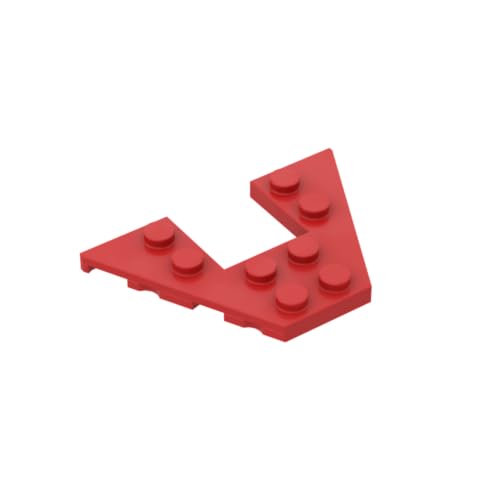 Gobricks 47407 Kreisplatte Keilplatte 4x6 10 Stück GDS-759 Kompatibel mit Lego Bausteinen, Farbe: Rot 010 Gobricks 47407 Kreisplatte Keilplatte 4x6 10 Stück GDS-759 Kompatibel mit Lego Bausteinen, Farbe: Rot 010 von BrickBuddy