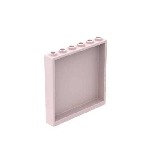 Gobricks 59349 Türverkleidung, 1 x 6 x 5, 10 Stück, GDS-773, kompatibel mit Lego Bausteinen, Farbe: Hellrosa 017 Gobricks 59349 Türverkleidung, 1 x 6 x 5, 10 Stück, GDS-773, kompatibel mit Lego Bausteinen, Farbe: Hellrosa 017 von BrickBuddy