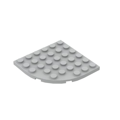 Gobricks 6003 Kreisplatte, runde Ecke, 6 x 6, 10 Stück, GDS-701, kompatibel mit Lego-Bausteinen, Farbe: Hellblaugrau 071 Gobricks 6003 Kreisplatte, runde Ecke, 6 x 6, 10 Stück, GDS-701, kompatibel mit Lego-Bausteinen, Farbe: Hellblaugrau 071 von BrickBuddy