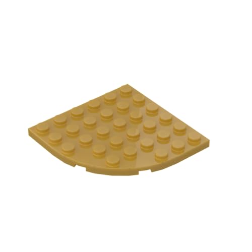 Gobricks 6003 Kreisplatte, runde Ecke, 6 x 6, 10 Stück, GDS-701, kompatibel mit Lego-Bausteinen, Farbe: Perlgold 035 Gobricks 6003 Kreisplatte, runde Ecke, 6 x 6, 10 Stück, GDS-701, kompatibel mit Lego-Bausteinen, Farbe: Perlgold 035 von BrickBuddy