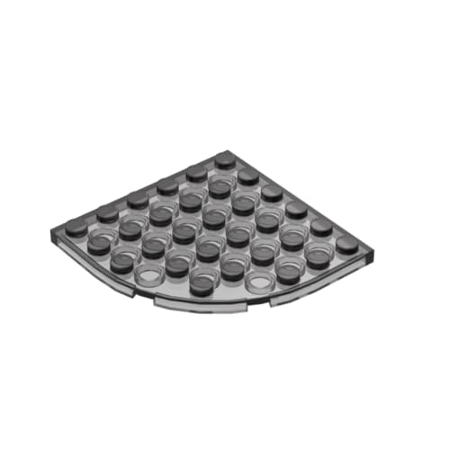 Gobricks 6003 Kreisplatte, runde Ecke, 6 x 6, 10 Stück, GDS-701, kompatibel mit Lego-Bausteinen, Farbe: Trans Black 170 Gobricks 6003 Kreisplatte, runde Ecke, 6 x 6, 10 Stück, GDS-701, kompatibel mit Lego-Bausteinen, Farbe: Trans Black 170 von BrickBuddy