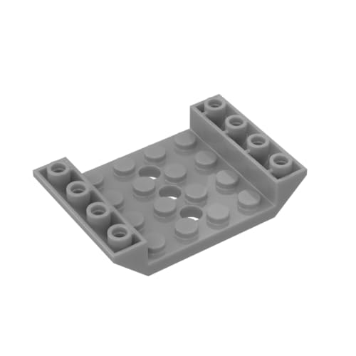 Gobricks 60219 Slope Brick 4x6 Reverse Sloped Brick with Hole 10 Pieces GDS-684 Compatible with Lego Building Blocks Color:Flat Silver 073 Gobricks 60219 Slope Brick 4x6 Reverse Sloped Brick with Hole 10 Pieces GDS-684 Compatible with Lego Building Blocks Color:Flat Silver 073 von BrickBuddy