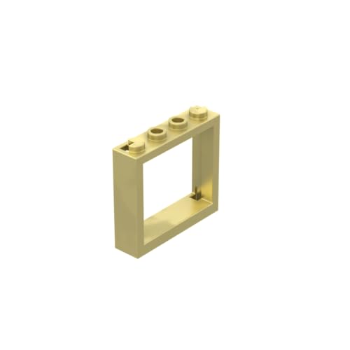 Gobricks 60594 Türfenster, 1 x 4 x 3, ohne Rollladenlaschen, 10 Stück, GDS-780, kompatibel mit Lego Bausteinen, Farbe: Chrom, Gold 037 Gobricks 60594 Türfenster, 1 x 4 x 3, ohne Rollladenlaschen, 10 Stück, GDS-780, kompatibel mit Lego Bausteinen, Farbe: Chrom, Gold 037 von BrickBuddy