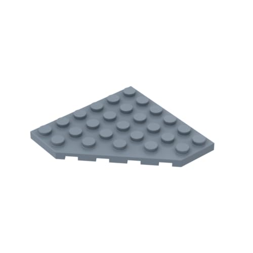 Gobricks 6106 Kreisplatte Keilplatte 6 x 6 Geschnittene Ecke, 10 Stück, GDS-702, kompatibel mit Lego Bausteinen, Farbe: Sandblau 054 Gobricks 6106 Kreisplatte Keilplatte 6 x 6 Geschnittene Ecke, 10 Stück, GDS-702, kompatibel mit Lego Bausteinen, Farbe: Sandblau 054 von BrickBuddy