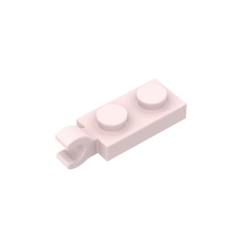 Gobricks 63868 Scharnierplatte Spezial 1x2 mit Clip horizontal am Ende, 50 Stück, GDS-817, kompatibel mit Lego Bausteinen, Farbe:Hellrosa 017 Gobricks 63868 Scharnierplatte Spezial 1x2 mit Clip horizontal am Ende, 50 Stück, GDS-817, kompatibel mit Lego Bausteinen, Farbe:Hellrosa 017 von BrickBuddy