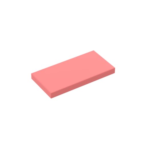 Gobricks 87079 Fundamentplatte Fliese 2x4 mit Rille, 50 Stück, GDS-614, kompatibel mit Lego Bausteinen, Farbe: Korallenorange 018 Gobricks 87079 Fundamentplatte Fliese 2x4 mit Rille, 50 Stück, GDS-614, kompatibel mit Lego Bausteinen, Farbe: Korallenorange 018 von BrickBuddy