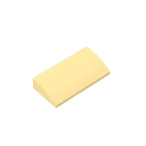 Gobricks 88930 Gewölbter Ziegelstein, gebogen, 2 x 4 x 2/3, ohne Nieten, mit Bodenrohren, 10 Stück, GDS-859, kompatibel mit Lego-Bausteinen, Farbe: Hellgelb 029 Gobricks 88930 Gewölbter Ziegelstein, gebogen, 2 x 4 x 2/3, ohne Nieten, mit Bodenrohren, 10 Stück, GDS-859, kompatibel mit Lego-Bausteinen, Farbe: Hellgelb 029 von BrickBuddy