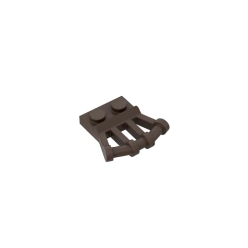 Gobricks 92692 Scharnierplatte Spezial 1x2 mit abgewinkelten Griffen an der Seite, 10 Stück, GDS-771, kompatibel mit Lego Bausteinen, Farbe:Dunkelbraun 082 Gobricks 92692 Scharnierplatte Spezial 1x2 mit abgewinkelten Griffen an der Seite, 10 Stück, GDS-771, kompatibel mit Lego Bausteinen, Farbe:Dunkelbraun 082 von BrickBuddy