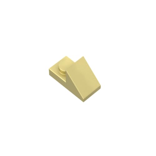 Gobricks 92946 Schrägziegel, 1x2, schräge Platte, 50 Stück, GDS-832, kompatibel mit Lego-Bausteinen, Farbe: Chrom, Gold 037 Gobricks 92946 Schrägziegel, 1x2, schräge Platte, 50 Stück, GDS-832, kompatibel mit Lego-Bausteinen, Farbe: Chrom, Gold 037 von BrickBuddy
