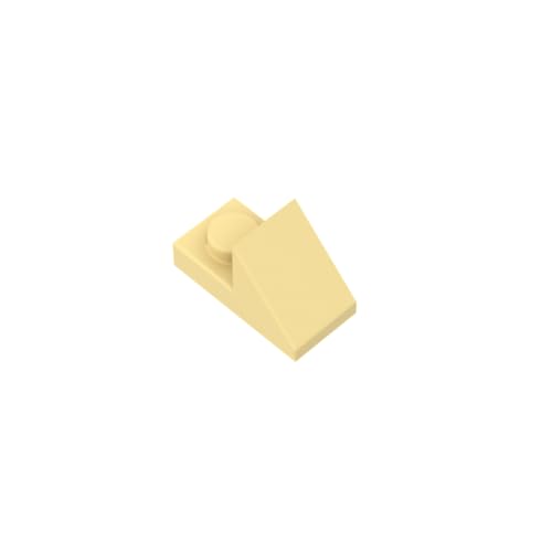 Gobricks 92946 Schrägziegel, 1x2, schräge Platte, 50 Stück, GDS-832, kompatibel mit Lego-Bausteinen, Farbe: Hellgelb 029 Gobricks 92946 Schrägziegel, 1x2, schräge Platte, 50 Stück, GDS-832, kompatibel mit Lego-Bausteinen, Farbe: Hellgelb 029 von BrickBuddy