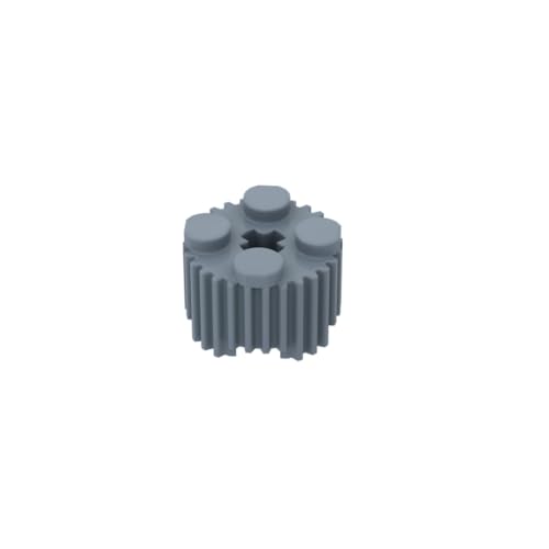 Gobricks 92947 Runder Ziegelstein, rund, 2 x 2 [Grill], 50 Stück, GDS-748, kompatibel mit Lego-Bausteinen, Farbe: Sandblau 054 von BrickBuddy