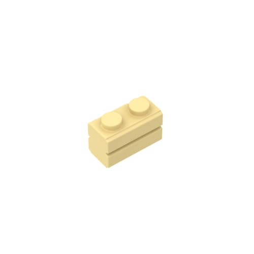 Gobricks 98283 Basic Bricks Brick Special 1x2 mit Mauerziegelprofil, 10 Stück, GDS-631, kompatibel mit Lego Bausteinen, Farbe:Hellgelb 029 Gobricks 98283 Basic Bricks Brick Special 1x2 mit Mauerziegelprofil, 10 Stück, GDS-631, kompatibel mit Lego Bausteinen, Farbe:Hellgelb 029 von BrickBuddy