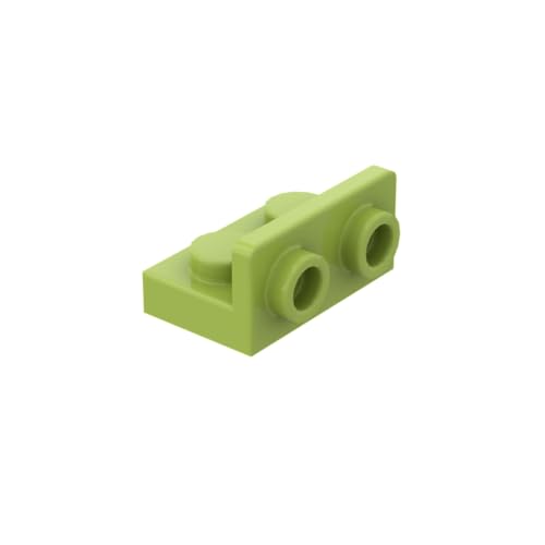 Gobricks 99780 Scharnierplattenhalterung, 1 x 2-1 x 2, umgekehrt, 50 Stück, GDS-643, kompatibel mit Lego Bausteinen, Farbe: Lime 042 von BrickBuddy