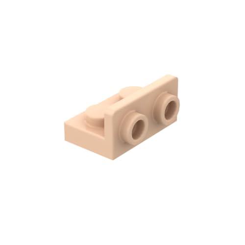 Gobricks 99780 Scharnierplattenhalterung, 1 x 2-1 x 2, umgekehrt, 50 Stück, GDS-643, kompatibel mit Lego Bausteinen, Farbe: helles Fleisch 032 von BrickBuddy