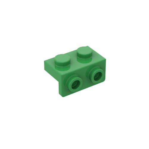 Gobricks 99781 Scharnierplattenhalterung, 1 x 2-1 x 2, 10 Stück, GDS-640, kompatibel mit Lego Bausteinen, Farbe: Hellgrün 043 von BrickBuddy