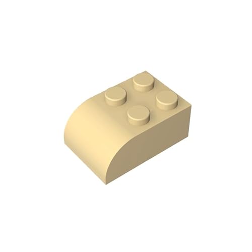 Gobricks GDS-722 Brick Curved 2 x 3 mit gebogener Oberseite, 50 Stück, kompatibel mit LEGO Toy 6215 DIY-Teilen und MOC-Komponenten für große Bausteinmarken, Farbe: Hellbraun 5 Gobricks GDS-722 Brick Curved 2 x 3 mit gebogener Oberseite, 50 Stück, kompatibel mit LEGO Toy 6215 DIY-Teilen und MOC-Komponenten für große Bausteinmarken, Farbe: Hellbraun 5 von BrickBuddy