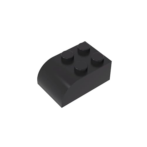 Gobricks GDS-722 Brick Curved 2 x 3 mit gebogener Oberseite, 50 Stück, kompatibel mit LEGO Toy 6215 DIY-Teilen und MOC-Komponenten für große Bausteinmarken, Farbe: Schwarz 26 Gobricks GDS-722 Brick Curved 2 x 3 mit gebogener Oberseite, 50 Stück, kompatibel mit LEGO Toy 6215 DIY-Teilen und MOC-Komponenten für große Bausteinmarken, Farbe: Schwarz 26 von BrickBuddy