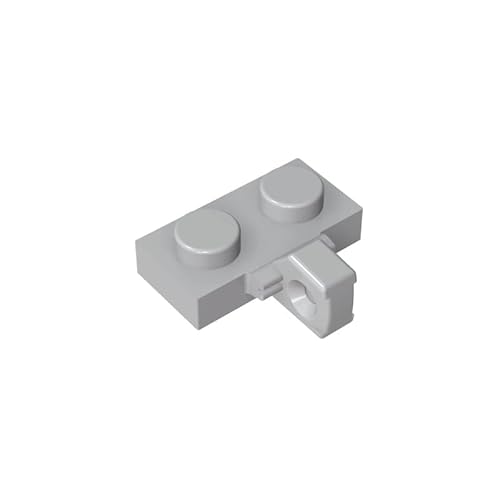 Gobricks GDS-822 Scharnierplatte, 1 x 2 Verriegelung mit 1 Finger an der Seite, ohne Rille, 10 Stück, kompatibel mit Lego Toy 44567, 49716, 4185620, Komponenten für die wichtigsten Ziegelmarken, Gobricks GDS-822 Scharnierplatte, 1 x 2 Verriegelung mit 1 Finger an der Seite, ohne Rille, 10 Stück, kompatibel mit Lego Toy 44567, 49716, 4185620, Komponenten für die wichtigsten Ziegelmarken, von BrickBuddy