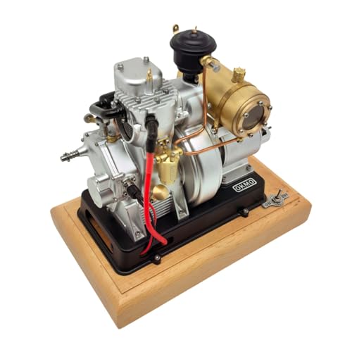 Brickaro Motormodell, das funktioniert, 185-Typ-Mikro-Einzylinder-4-Takt-Motormodell für klassischen Vintage-Traktor, Bastel-Kollektionsmodell, wissenschaftliches Bildungs-Set, Geschenk für Erwachsene Brickaro Motormodell, das funktioniert, 185-Typ-Mikro-Einzylinder-4-Takt-Motormodell für klassischen Vintage-Traktor, Bastel-Kollektionsmodell, wissenschaftliches Bildungs-Set, Geschenk für Erwachsene von Brickaro