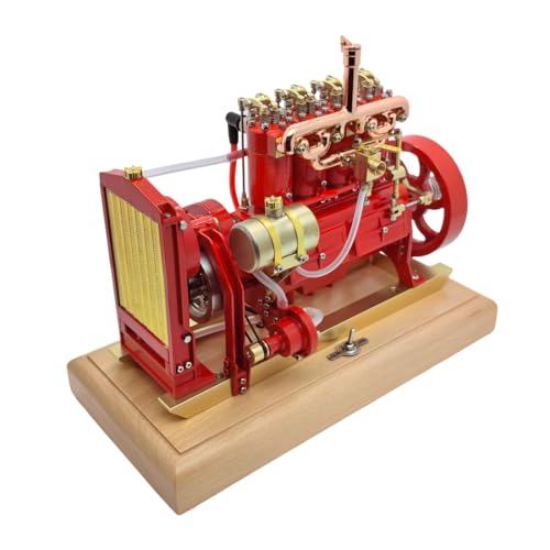 Brickaro Motormodellbausatz, der funktioniert, 12CC vertikaler Vierzylinder-Overhead-Ventilmotor, Benzinmotor-Modell, Verbrennungs-Traktormotor, 3D-Modell, Geschenk für Erwachsene (montierte Version) Brickaro Motormodellbausatz, der funktioniert, 12CC vertikaler Vierzylinder-Overhead-Ventilmotor, Benzinmotor-Modell, Verbrennungs-Traktormotor, 3D-Modell, Geschenk für Erwachsene (montierte Version) von Brickaro