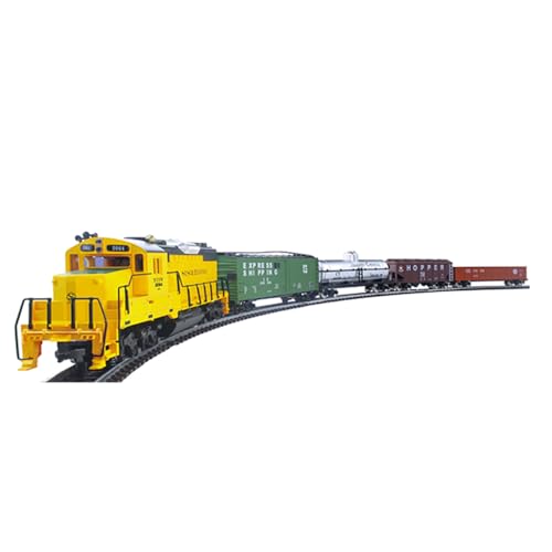 Brickaro RC Zug Set, Maßstab 1/87 HO US UP-20 Diesellokomotive Modelleisenbahn Set, Hobby Starter Dampfmaschine Kit, Elektrische Geschwindigkeitsregelung Display Modell Geschenke für Erwachsene von Brickaro