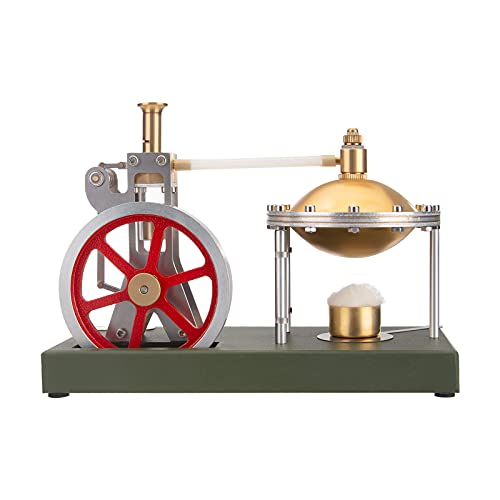 Dampflokomotivmodell, das funktioniert, DIY Montage Dampfmaschine Kit Retro Vertikale Dampfmaschine Modell mit kugelförmiger Kesselstütze und zusätzlicher Last, STEM Geschenk für Erwachsene Dampflokomotivmodell, das funktioniert, DIY Montage Dampfmaschine Kit Retro Vertikale Dampfmaschine Modell mit kugelförmiger Kesselstütze und zusätzlicher Last, STEM Geschenk für Erwachsene von Brickaro