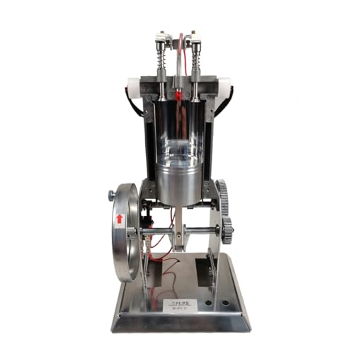 Metallmotormodell, das funktioniert, J31008 Einzylinder-Viertakt-Verbrennungsmotor, Lehrmodell, experimentelles Instrument, Geschenk für STEM-Enthusiasten von Brickaro