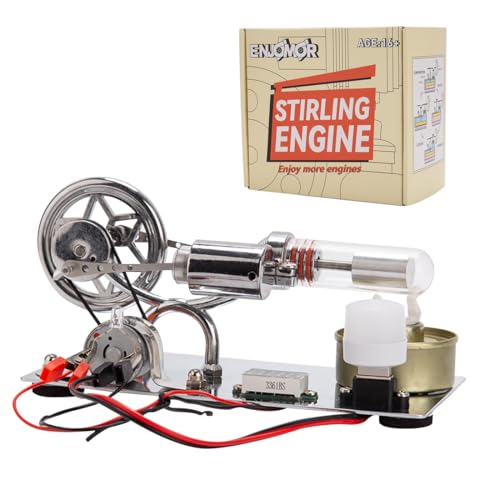 Stirlingmotor-Modell, das funktioniert, α-Typ-Heißluft-Stirlingmotor-Modellbausatz von Brickaro