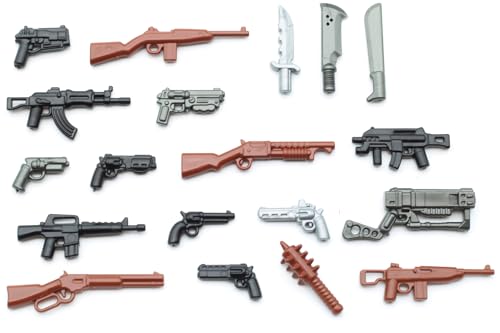 BrickArms Apocalypse Waffenset – 19-teiliges Waffenset für Minifiguren | Hochwertige Qualität | Made in USA BrickArms Apocalypse Waffenset – 19-teiliges Waffenset für Minifiguren | Hochwertige Qualität | Made in USA von BricksStuff
