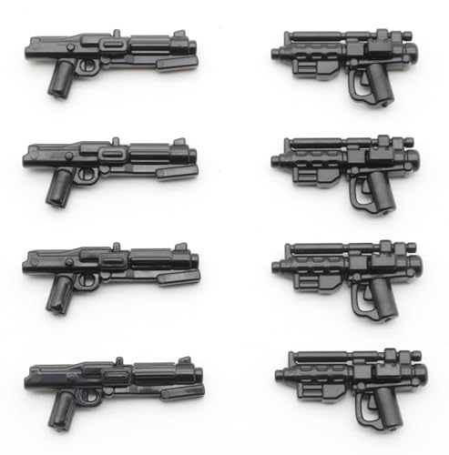 BrickArms Clone Trooper DC-15 & Battle Droid E-5 Blaster Waffenset – 8-teiliges Sci-Fi Waffen-Set geeignet für Star Wars™ Figuren – Hochwertige Custom Blaster von BricksStuff