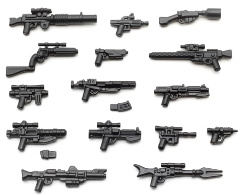 BrickArms Stellar Blaster Waffenset – 15-teiliges Sci-Fi Waffen-Set für Star Wars™ Figuren – Hochwertige Custom Blaster | Made in USA von BricksStuff