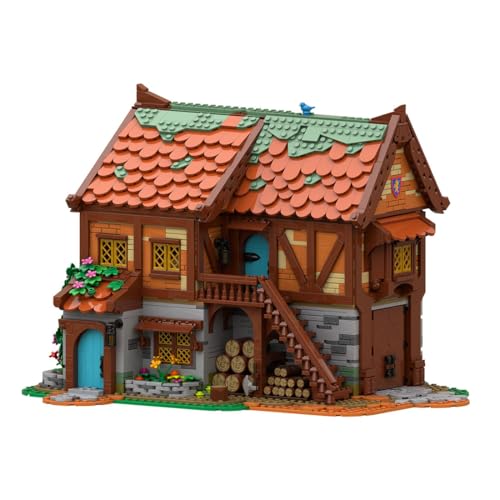 Bricksdiytoy Architecture Mittelalterliche Tischlerwerkstatt Klemmbausteine Bausatz – Eco ABS-Material mit 3938 Teilen, Modulares Haus & Detaillierte Innenräume, Deko für Sammler & Mittelalter-Fans Bricksdiytoy Architecture Mittelalterliche Tischlerwerkstatt Klemmbausteine Bausatz – Eco ABS-Material mit 3938 Teilen, Modulares Haus & Detaillierte Innenräume, Deko für Sammler & Mittelalter-Fans von Bricksdiytoy